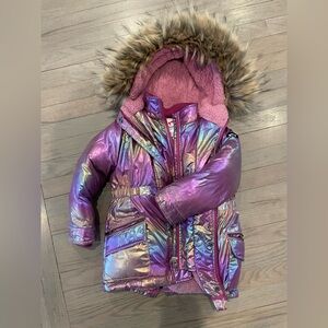 Appaman Code Pink Middie Puffer coat